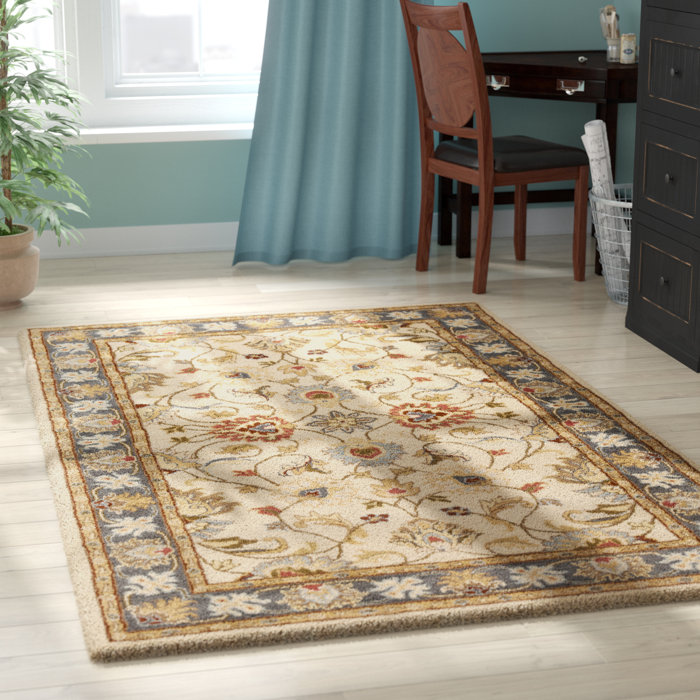 Birch Lane™ Heritage Aaron HandTufted Wool Yellow/Brown Area Rug